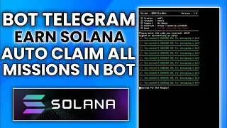 SOLANA NFT MINT BOT | NEW UPDATE BOT | AUTO FARM | TUTORIAL