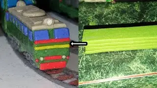 Как слепить тепловоз М62 из пластилина|How to sculpt a diesel locomotive M62 of plasticine