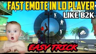 HOW TO SHOW FAST EMOTE IN LD PLAYER🔥😱 || FAST EMOTE FREE FIRE || U-Fun gaming