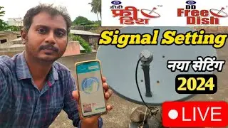 DD free dish signal setting | dth antenna setting | dish tv free | satellite finder mobile app