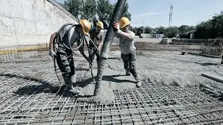 Izlivanje temelja za stambenu zgradu