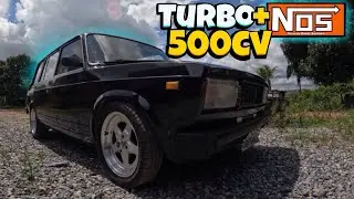 ESSE CARRO VOCÊ NUNCA VIU!🤯  LADA LAIKA TURBO + NITRO 500CV 🔥