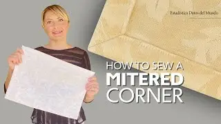 Sewing for BEGINNERS - Tips and Hacks / Mitered Corners on Tablecloths or Napkins