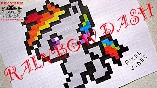 How To Draw Rainbow Dash - Lessons video for kids
