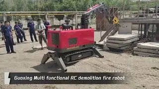 Guoxing Multi functional rc demolition fire robot RXR-JM200D