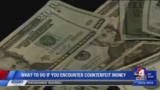 What to do if you come across counterfeit money
