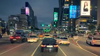 Lo-fi Chill Jazz Seoul Flow: Evening Journey through Old Seoul 4K - #seoultravel #seouldrive #서울여행