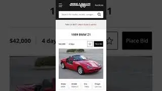 Cool Doors - BMW Z1 up for auction
