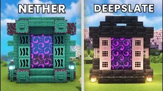 Minecraft: 3 Nether Portal Design (Easy)