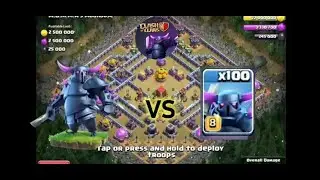 M.O.M.M.A'S MADHOUSE VS ×100 pekka / ×50 super pekka / COC HACK /