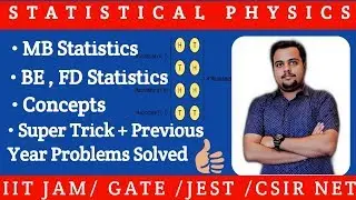 IIT JAM PHYSICS TRICKS | How To Solve Any Statistical Mechanics Question within seconds |Super Trick