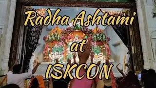Radha Ashtami Celebration at Iskcon Noida #radhaashtami #radheradhe #radhakrishna #iskcon #krishna