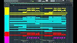 full song  fl studio project      (only stuck plugins)    پروژه اف ال استدیو