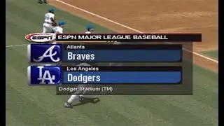 ESPN MLB 2K4 | Atlanta Braves vs Los Angeles Dodgers | NLCS Game 4
