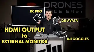 DJI Avata HDMI Output to External Monitor w/ RC Pro and Goggles
