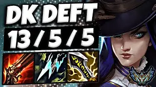 Caitlyn vs Jhin ADC [ DK Deft ] Korea Challenger Patch 13.17 ✅