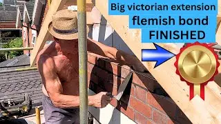 Victorian build: FLEMISH BOND- DECORATIVE ROOF FEATURES- WE HAVE DONE IT!