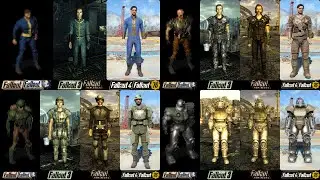 Evolution of Fallout Armors - 1997 to 2018