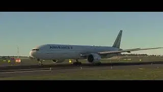 MSFS2020 relaxing sunset vibe from Paris to Madrid PMDG 777-300ER.
