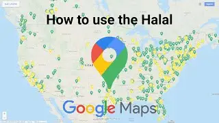 How to use the Halal Map