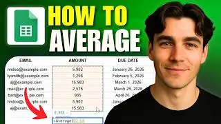How To Average In Google Sheets (Tutorial 2026)
