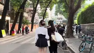 A tour on China Guangzhou Downtown