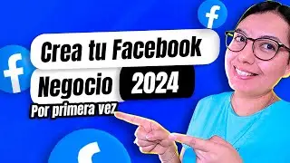 Cómo crear página de FACEBOOK para NEGOCIO gratis 2024 FANPAGE Profesional