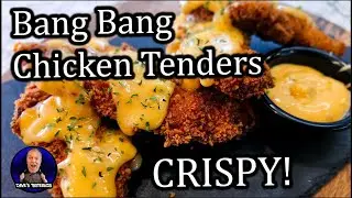 Crispy Bang Bang Chicken Tenders/Perfect Appetizer/Delicious Sauce/How to Recipe