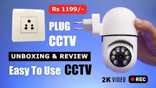 Plug in security camera with wifi | Plug cctv camera | Best easy cctv for home | Plug in cctv camera