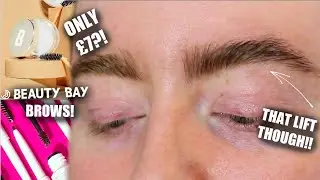 FROTHY BROWS?! Testing BeautyBay's brow products! Brow soap, fibre gel & micro pencil! |KYRIELLELARA