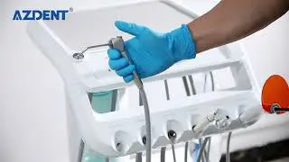 Dental Mobile Unit 1400r/Min Portable Dental Unit with Air Compressor