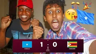 SOMALIA vs ZIMBABWE | LIVE REACTIONS from SOMALIA (BEST NIGHT IN MY LIFE!) 2022 Qatar WC Qualifiers