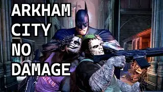I Beat Arkham City Without Taking Any Damage (Glitchless, Hard)