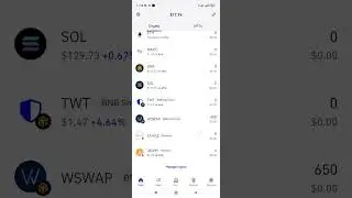 How to import a token contract address to your trust wallet....