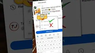 How To Upload Short Video On Youtube 🔥 How to Upload a short video to youtube  | 