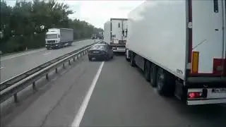 Дальнобойщики   Наказали быдло .Быдло на дороге получило