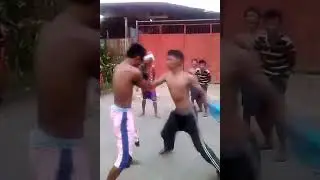 Filipino Teens - Street Boxing