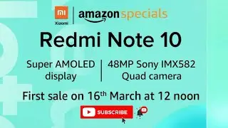 Redmi Note 10 | Specifications and Features | Price