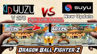 Suyu Big Update |🔥Finnally Dragonball Fighter Z Playable At 60 FPS All Mali Mediatek Device
