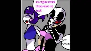 FNAF SL COMIC DUB Marionette  try's to babysit (( comic by Jane the Robot))