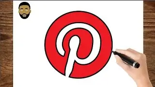 How To Draw Pinterest logo