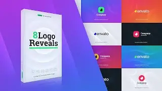 Wave Logo Reveals (After Effects Template)