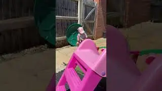 #kira riding her bike in the garden enjoying the sunshine❤️❤️❤️🥰🥰🥰
