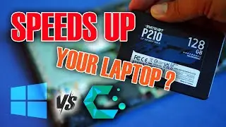 Can SSD speed up your slow laptop? How to change SSD? Windows vs CachyOS