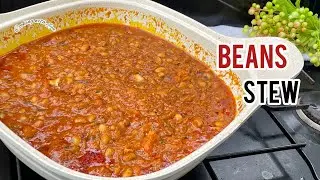HOW TO MAKE AUTHENTIC GHANA BEANS STEW | BEANS STEW RECIPE | GHANA BEANS STEW RECIPE
