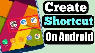 Create Shortcut On Android Home Screen
