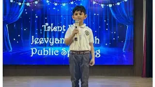 About plants || Kindergarden Public speaking 🔊 ||Pikun's Stage performance