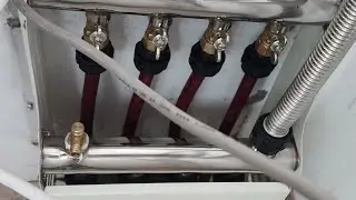 [  노후된 수도배관 수리  ] [  30 년 넘은 양은 분배기 교체  ] [ 세면대 수전 교체 ] 경기 안산 단원구 와동 편. ( 한국에너지관리 )