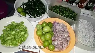 Sambal Ijo pete dan ikan teri Medan