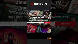 Netflix Clone 🔥#shorts